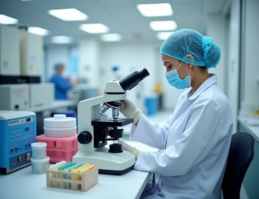 Pathology Laboratory - Diagnostic laboratory with modern equipment